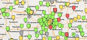 Visualização de clientes no mapa com recursos de geomarketing e roteirização