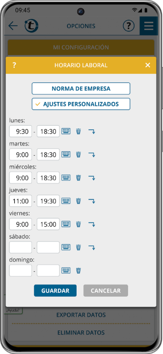 Disfrute de la flexibilidad: usted mismo fija sus horarios de trabajo
